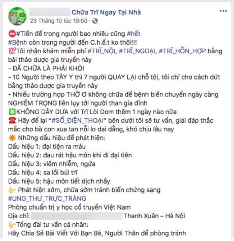 Mẫu bài viết bệnh trĩ bạn có thể tham khảo thêm